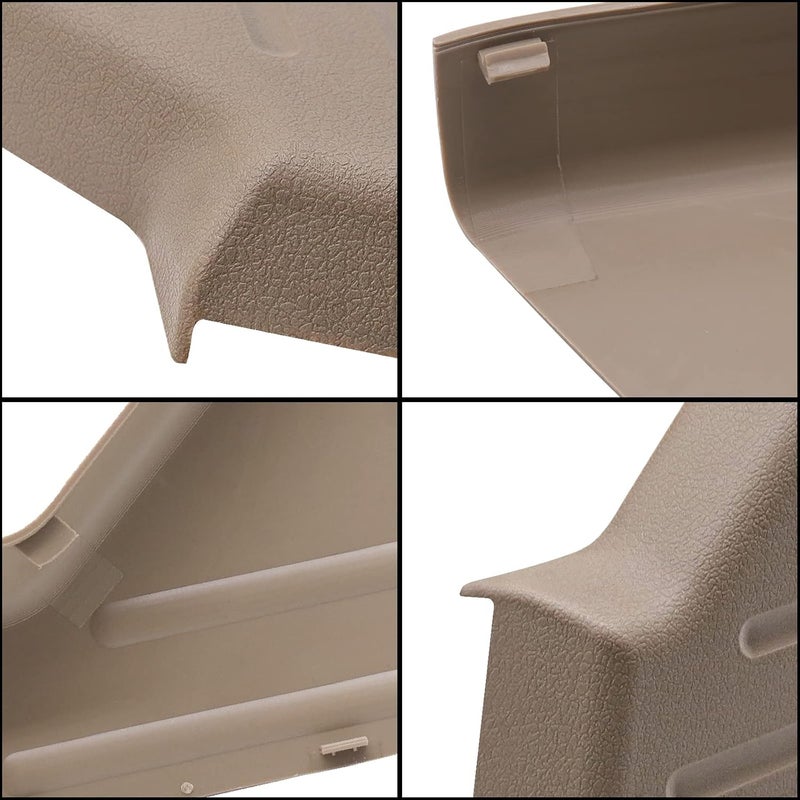 Vanshly Left Driver Seat Trim Cover Panel Compatible with 2009-2014 Ford F-150，9L3Z-1661693-BA，Tan Color Cover (Dark Brown) - Image 4